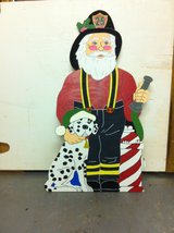 FIREMAN SANTA in Fort Polk, Louisiana